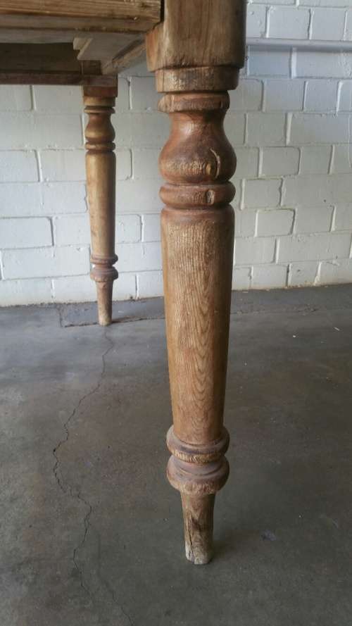 Shabby Chic! Vintage English Pine Single Drawer Scrub Top Table