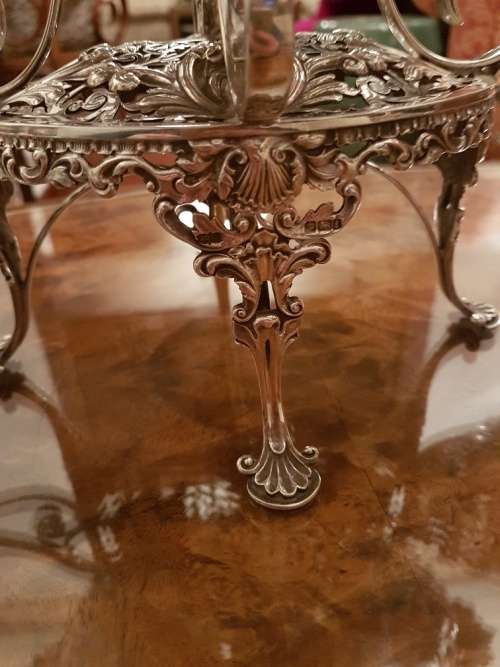 An Important Edwardian Silver Epergne James Dixon and Sons Sheffield 1903 1422grams