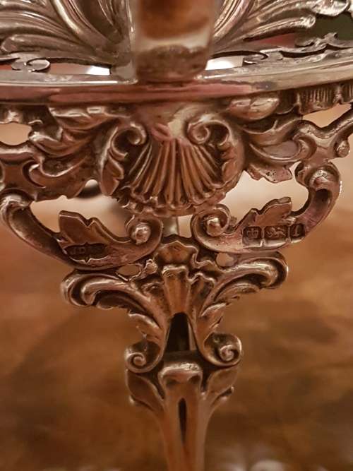 An Important Edwardian Silver Epergne James Dixon and Sons Sheffield 1903 1422grams