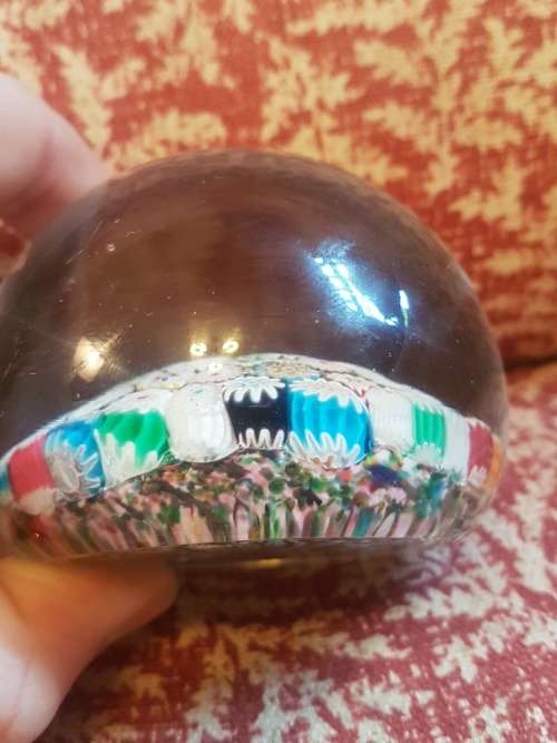 Millefiori Murano Glass Paper Weight 467grams