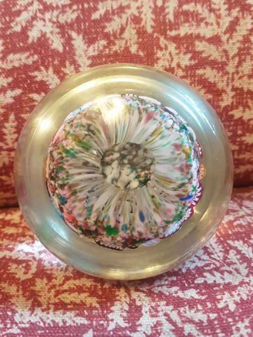 Millefiori Murano Glass Paper Weight 467grams
