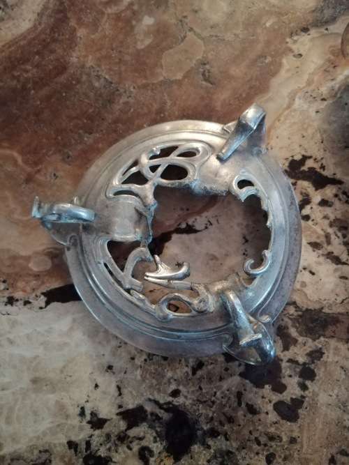 Reserved for Roblance WMF Art Nouveau Candle Stick : for Repair