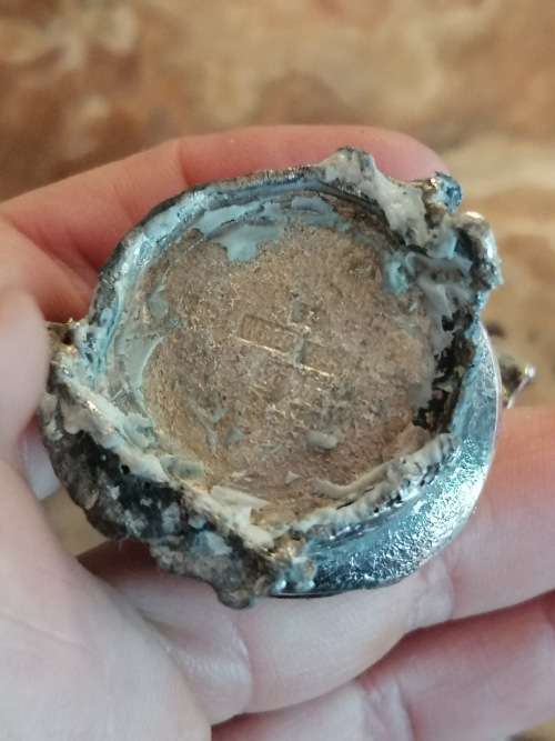 Reserved for Roblance WMF Art Nouveau Candle Stick : for Repair