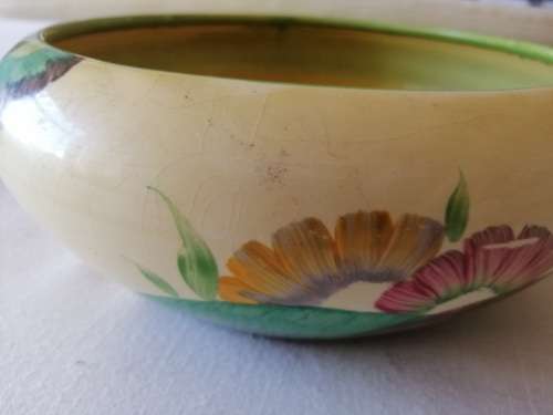RESERVED FOR BRIAN Clarice Cliff Bizarre Viscaria Pattern Bowl