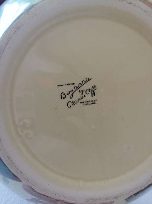 RESERVED FOR BRIAN Clarice Cliff Bizarre Viscaria Pattern Bowl