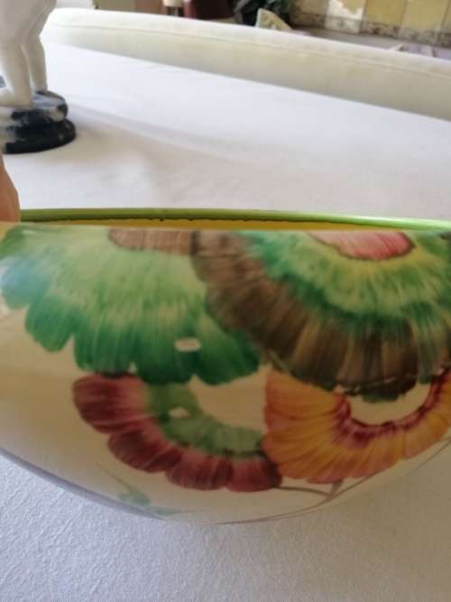 RESERVED FOR BRIAN Clarice Cliff Bizarre Viscaria Pattern Bowl