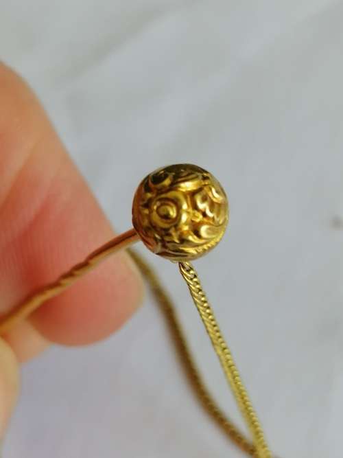 Napoloen collector ! Outstanding 18ct Yellow Gold Jabot Pin with the Figure of Napoleon