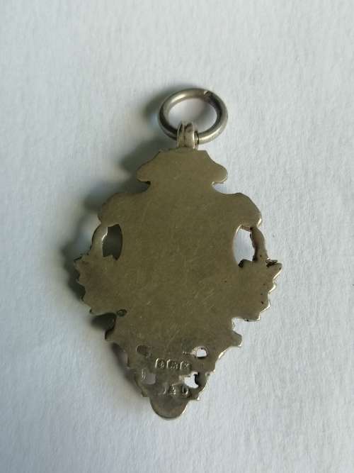 Silver and Rose Gold Fob Medallion