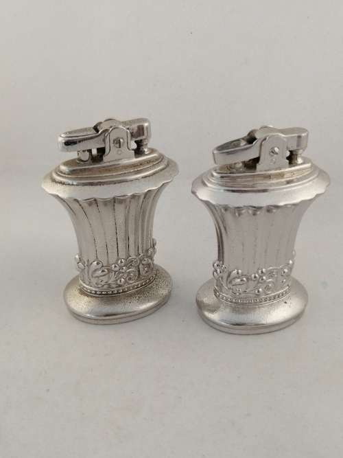 Newport Silver Plated Ronson Table Lighters: Not working