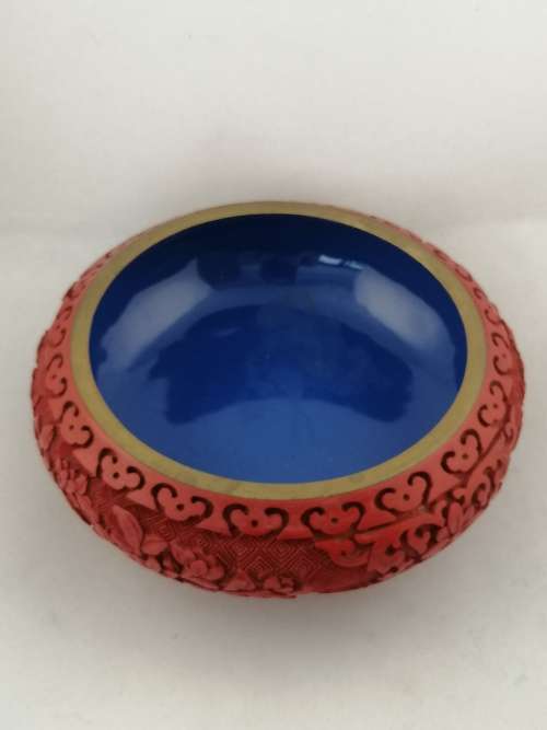 Chinese Cinnabar Lacquer Bowl