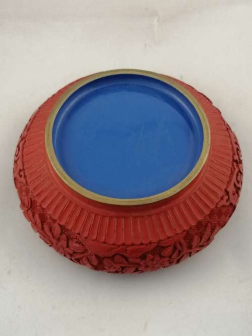 Chinese Cinnabar Lacquer Bowl