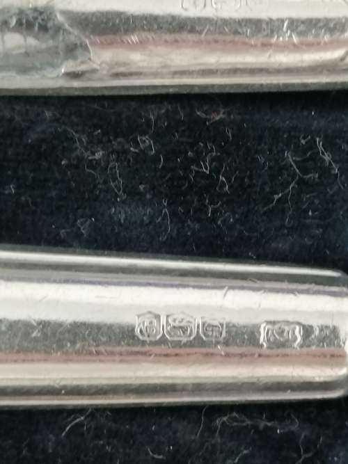 Yates Brothers Sheffield Silver Butter Knives with Stainless steel Blades