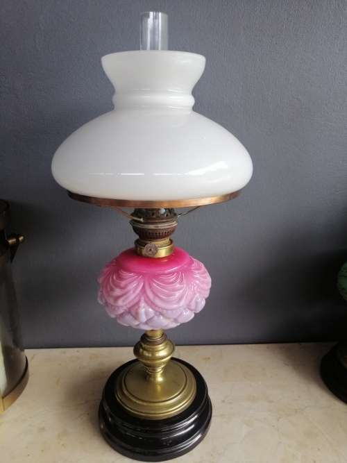 A Beautiful Working Kosmos Brenner Oil Lamp