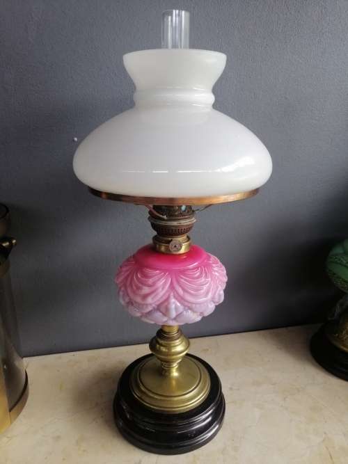 A Beautiful Working Kosmos Brenner Oil Lamp