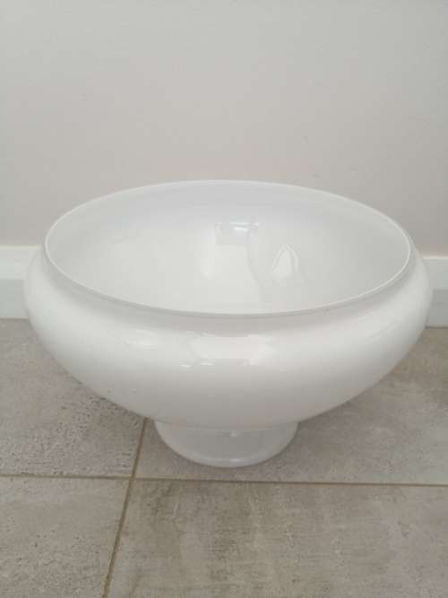 Large White Glass Shade