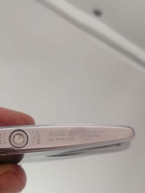 a VINTAGE RONSON LIGHTER