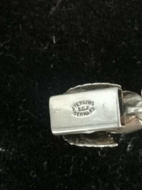 A GORGEOUS VINTAGE DANISH SILVER BRACELET AND RING MADE BY SILVERSMITH  S.CHRISTIAN FOGH