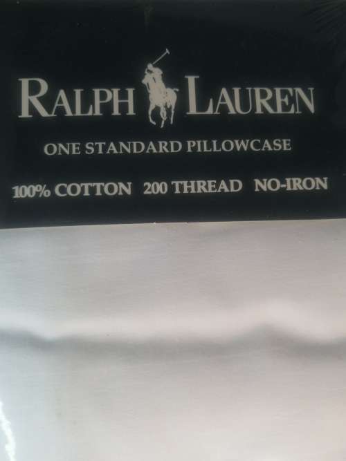 RESERVED FOUR VINTAGE RALPH LAUREN POLO BEAR STANDARD PILLOWCASES