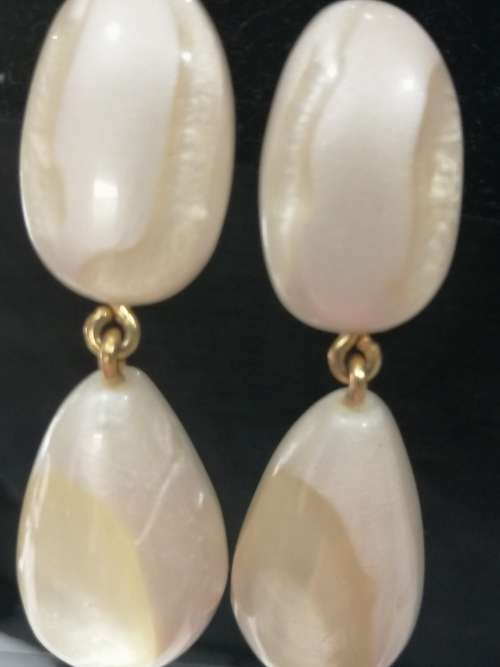 Wow !!! Beautiful  Drop Earrings designed by famous Parisian Jeweler Dominique Denaive