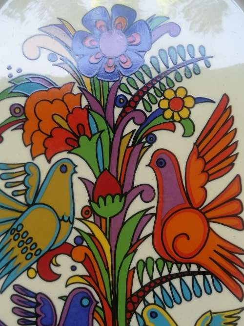 STUNNING VINTAGE VILLEROY & BOSH TRAY/PLATTER `ACAPULCO`