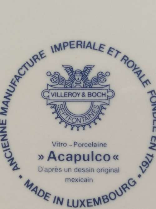 STUNNING VINTAGE VILLEROY & BOSH TRAY/PLATTER `ACAPULCO`