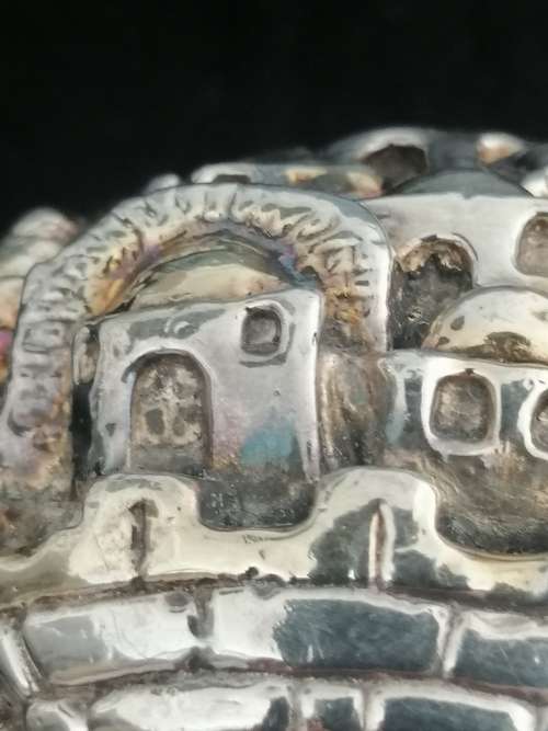 A STERLING SILVER PAPERWEIGHT ` JERUSALEM`