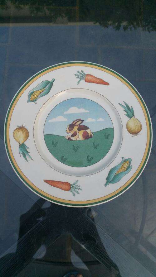 A Villeroy & Boch " A La Ferme Les Animaux" Pattern Side Plate Rabbit