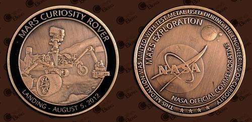 Planet, Mars Curiosity Rover,  Space Exploration, NASA, Technology, Ð¡opper Medal
