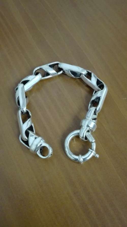 925 STERLING SILVER ELECTROFORM SILVER BRACELET