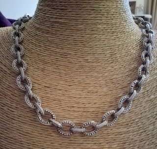 925 HEAVY STERLING SILVER CHAIN 55CM IN LENGTH
