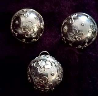 SOLID SILVER MYSTIC BELL INCLUDES STERLING SILVER CHAIN