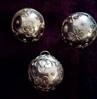 SOLID SILVER MYSTIC BELL INCLUDES STERLING SILVER CHAIN