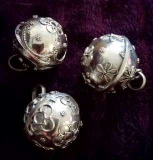 SOLID SILVER MYSTIC BELL INCLUDES STERLING SILVER CHAIN