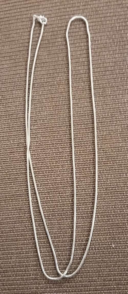 70cm Sterling silver snake chain