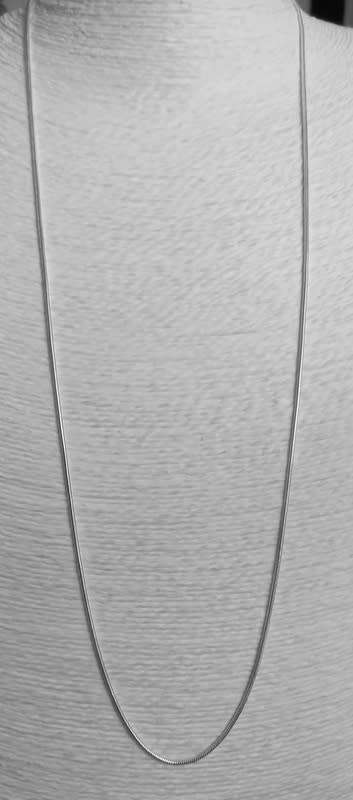 70cm Sterling silver snake chain