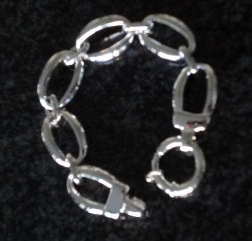 CHUNKY 925 sterling silver FILLED BRACELET