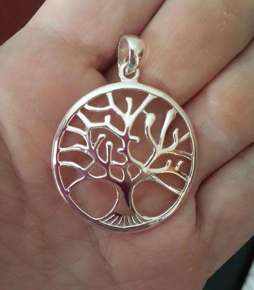 BEAUTIFUL 925 STERLING SILVER TREE OF LIFE PENDANT