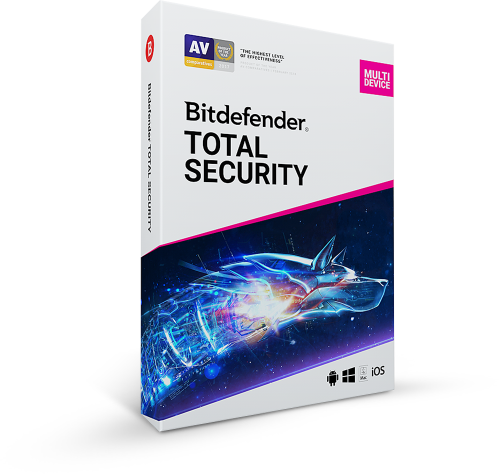 Bitdefender Total Security 2020 - 3 Devices, 1 Year - License Key