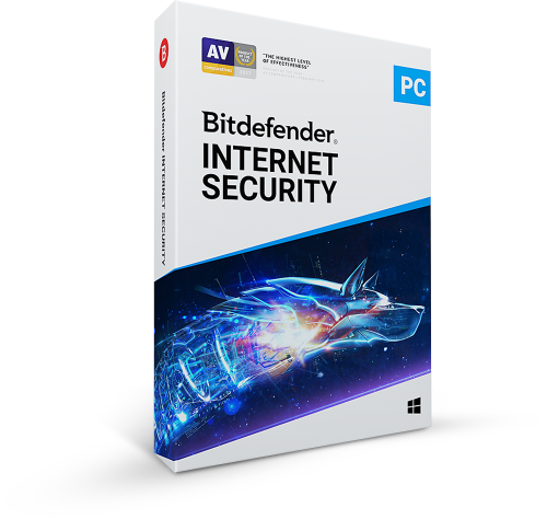Bitdefender Internet Security 2020 - 2 Devices, 1 Year - License Key