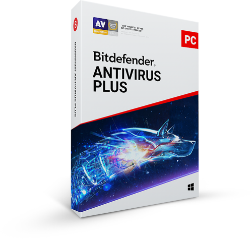 Bitdefender Antivirus Plus 2020 - 2 Devices, 1 Year - License Key