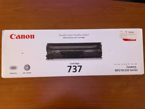 Canon i-sensys ink cartridge 737 (MF210/220 Series) Monochrome Laser Cartridge