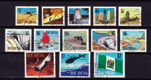 RHODESIA 1970 2nd Defn. ISSUE FDC and VF* USED SET