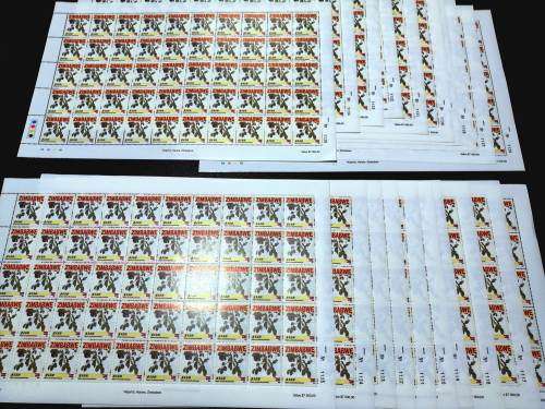 ZIM SHEETS  x 20 CV - £600 POUNDS ! R 12000+