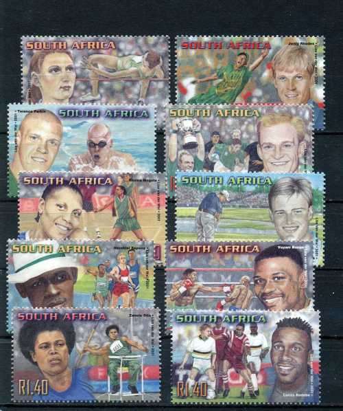 RSA 2001 Sporting Heroes U.M.M. sets x 2