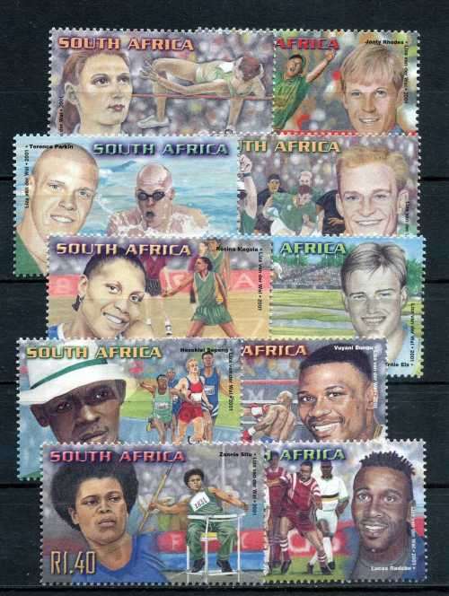 RSA 2001 Sporting Heroes U.M.M. sets x 2