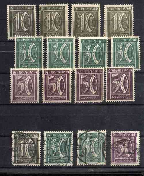 German Empire Superb Mint* and used selection