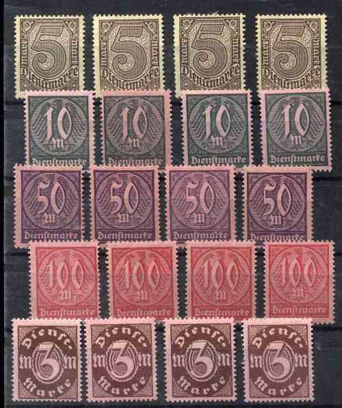 German Empire Superb Mint* and used selection