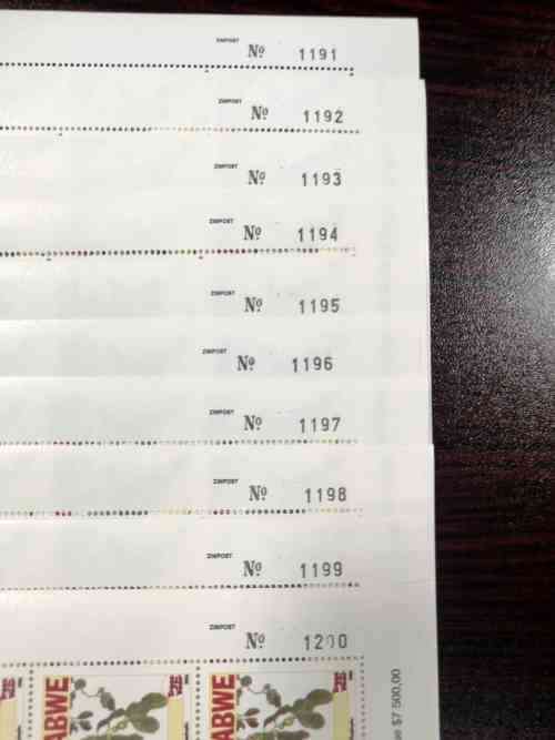 Zimbabwe CV £600 ( R11 700) -  2006 Trees of the year $150 full sheets x 20 - Superb