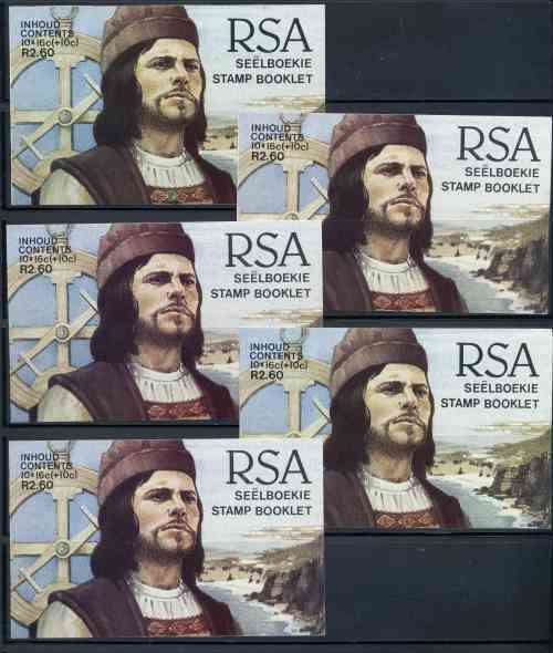 RSA 1988 Dias booklets Mint and complete x 5