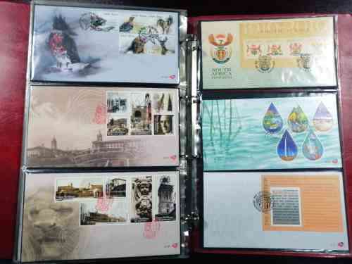 Modern RSA x 68 High Value covers  selection in Ideal 3 leaf album - 7.85 to 8.58 - Fresh!